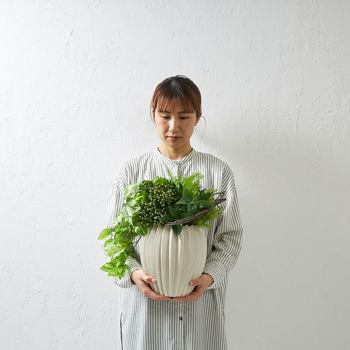 テーブルグリーン ミックスアレンジ H45 01