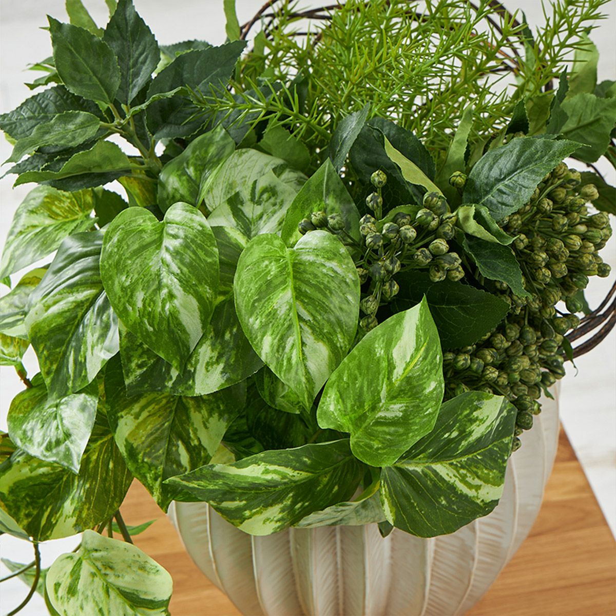 テーブルグリーン ミックスアレンジ H45 03