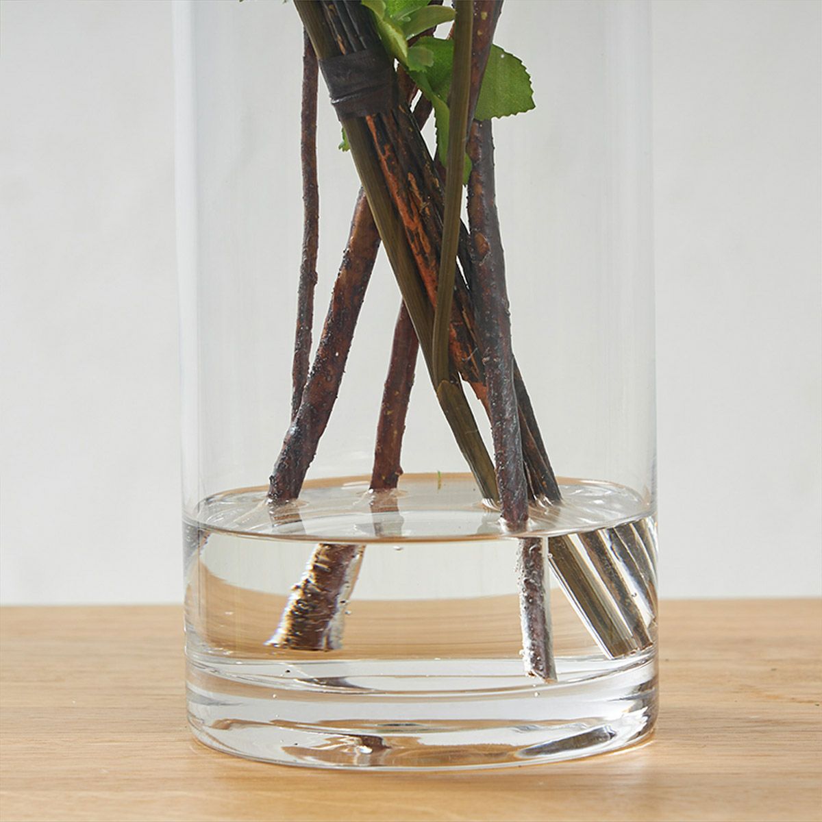 テーブルグリーン ドウダンツツジxアジアンタム　ガラスベース　H60 09