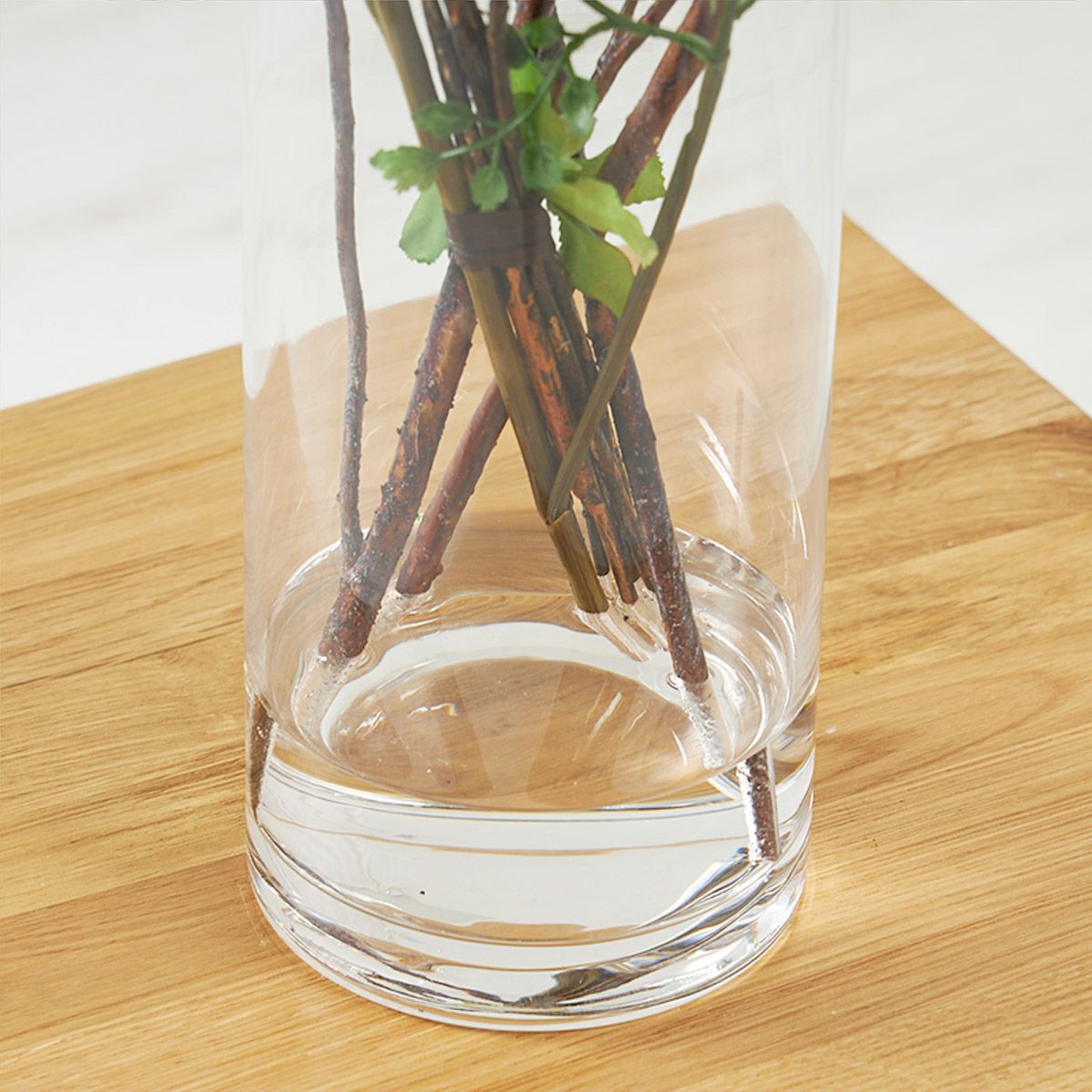 テーブルグリーン ドウダンツツジxアジアンタム　ガラスベース　H60 10