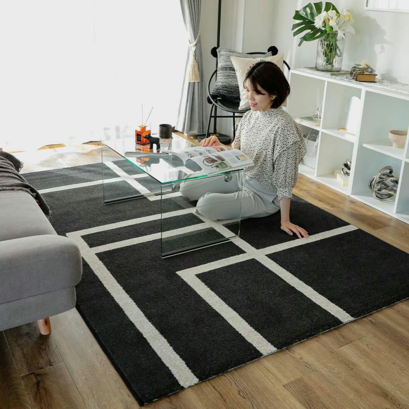 ラグ・カーペット F-LAGSTUF-F RUG(xblur) RUG(xblur) -YELLOW- | IN