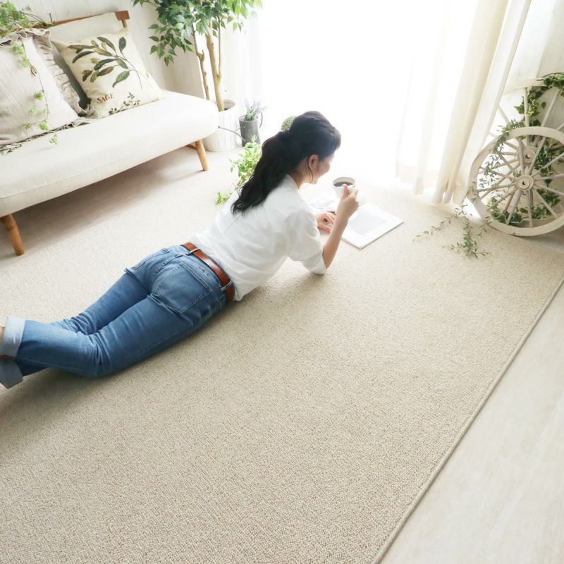 ウールカーペット純正ショートウール高密度ウール35mm2匹ふわふわリビング廊下 ウールカーペット純正ショートウール高密度ウール35mm2匹ふわふわ