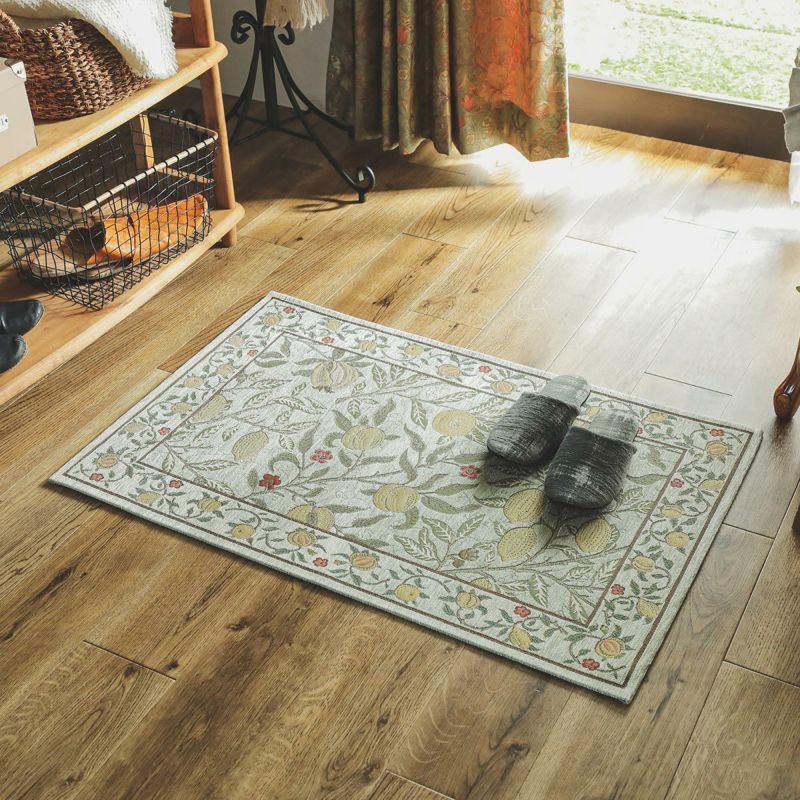 プウアボーテ レーヴマット　中古 上質ウールの玄関マット グレー / リバーシブルウールマット(薄手