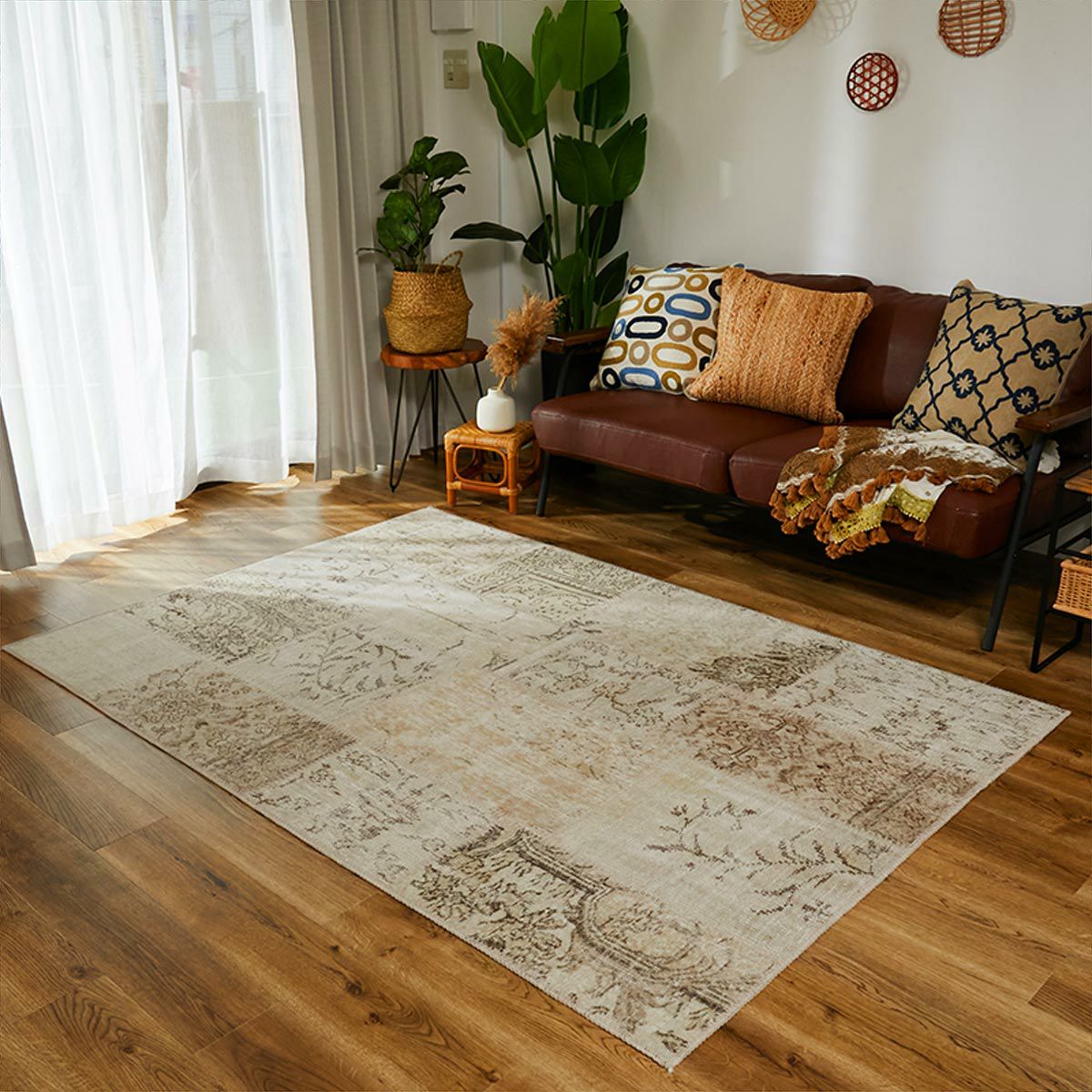 ビンテージパッチワークラグ 11