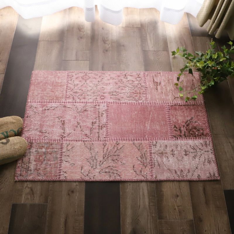 エルメス　バスマット　玄関マット　ラグ　ピンクカバ エルメス バスマット 玄関マット ラグ ピンクカバ エルメス バスマット