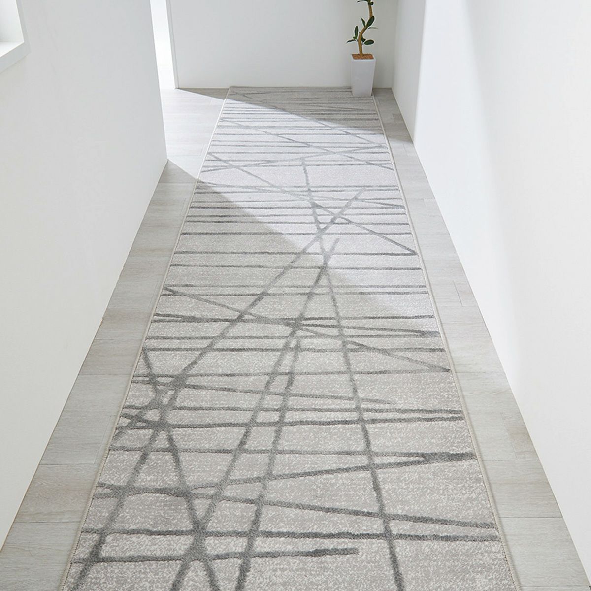 ランディ廊下敷き グレー