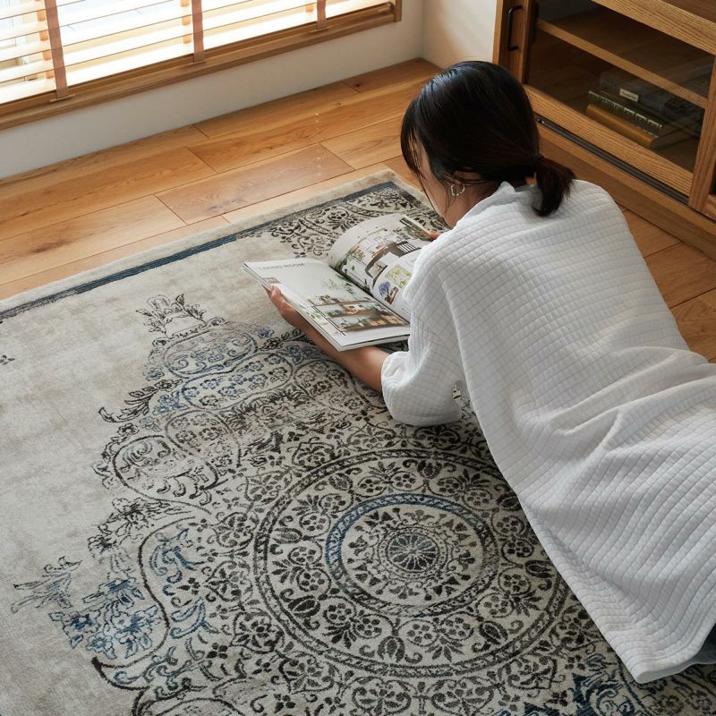 ムービーラグ ノアズアーク ヴィンテージ マット カーペット 良デザイン レア ヴィンテージ調ラグ | Zara Home 日本/Japan