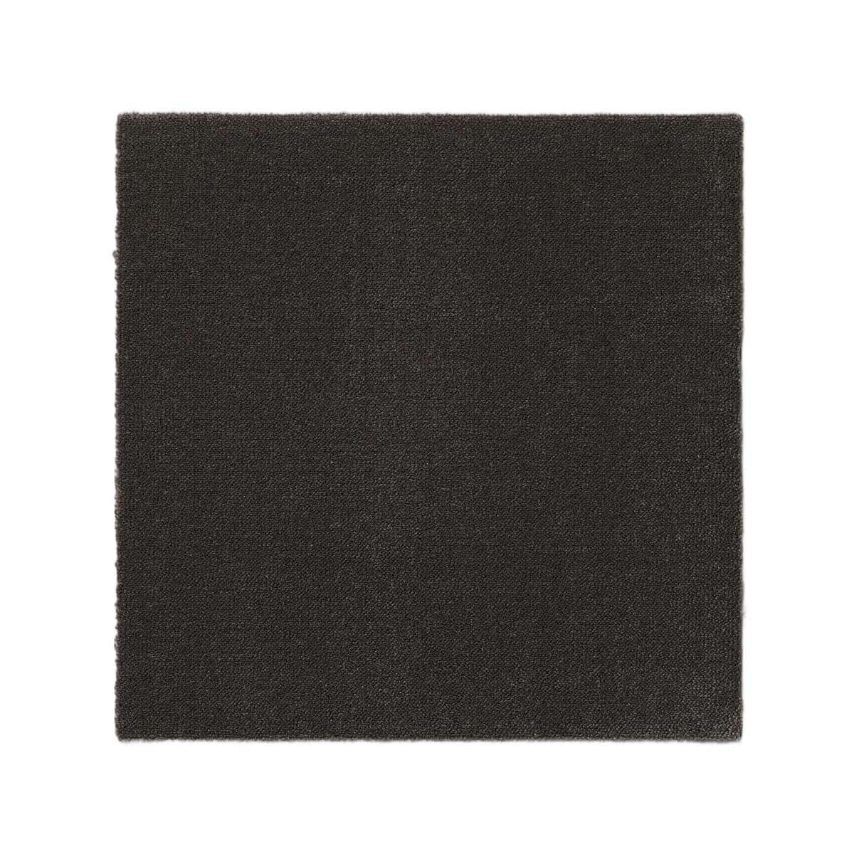 ウールタイル　プレーン　ダークブラウン