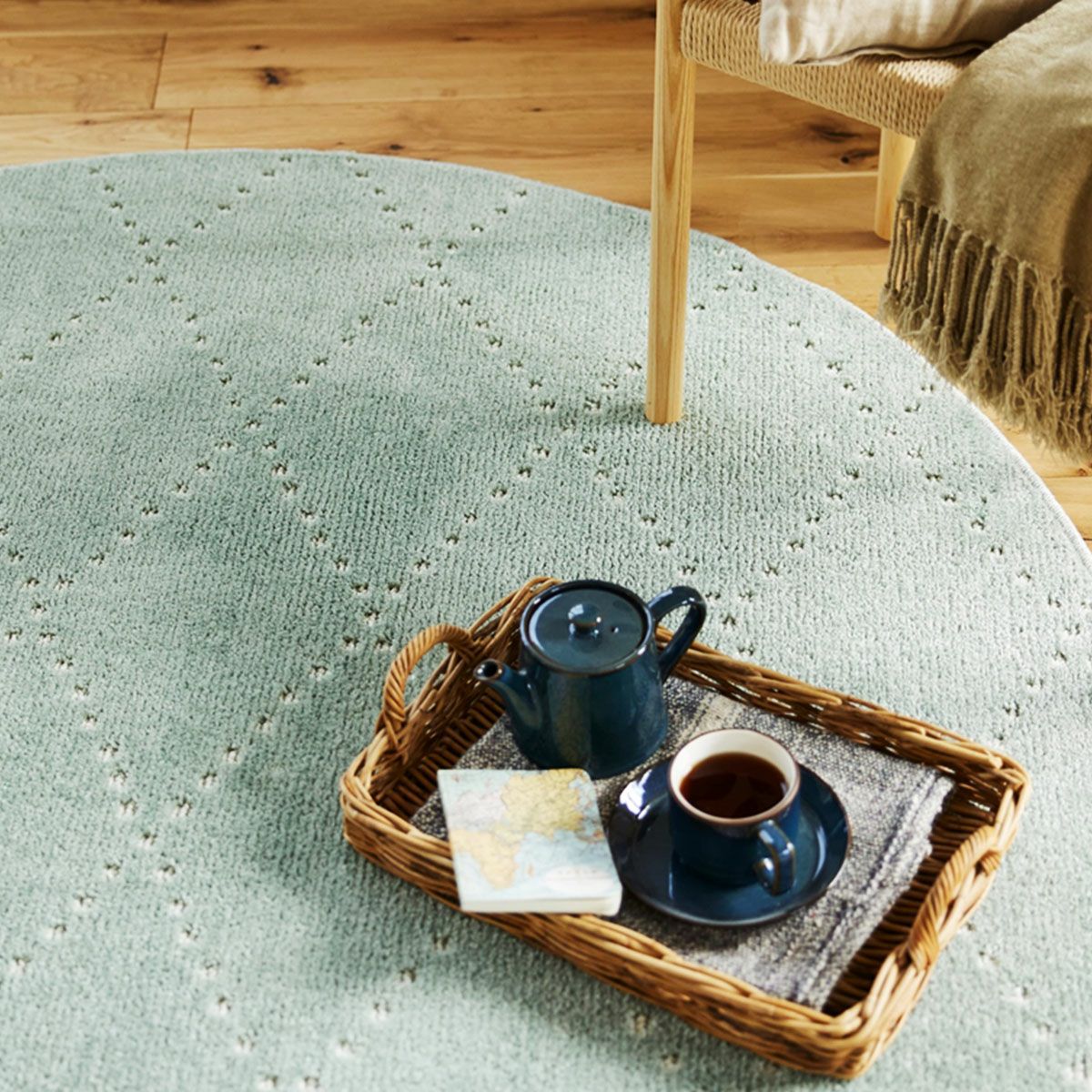 ポンテ 円形 ラグ | オーダーカーペット・ラグのFROM FLOOR