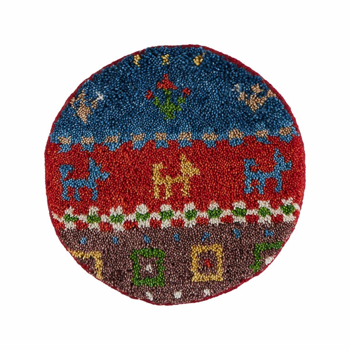 プネ チェアパッド レッド