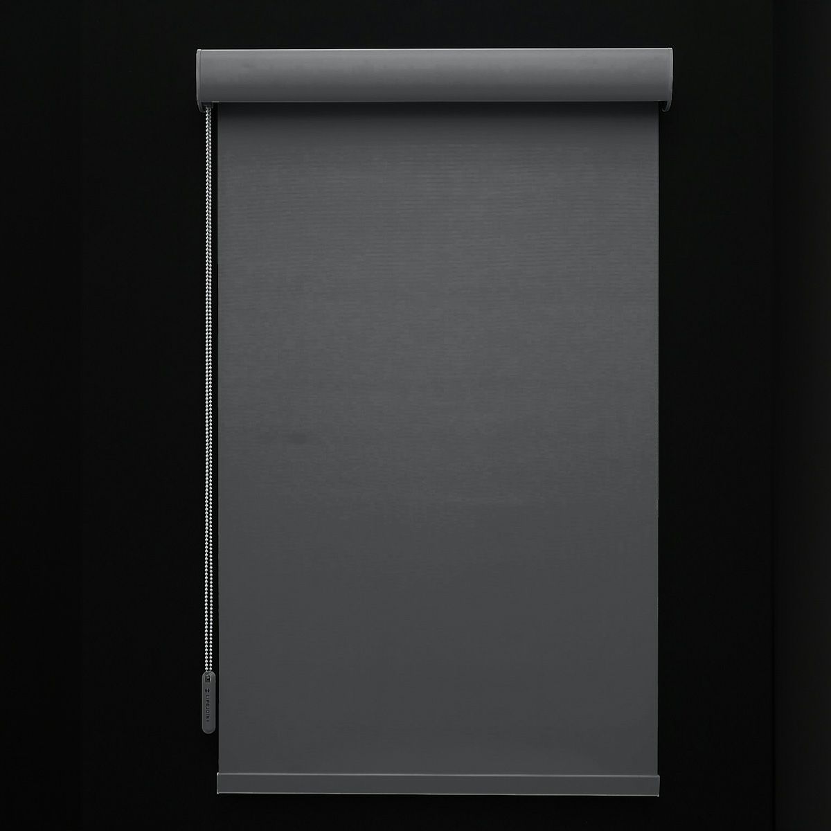 ロールスクリーン完全遮光　チャコール