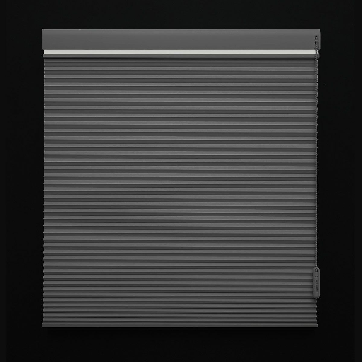 ツインハニカム　遮光　チャコール