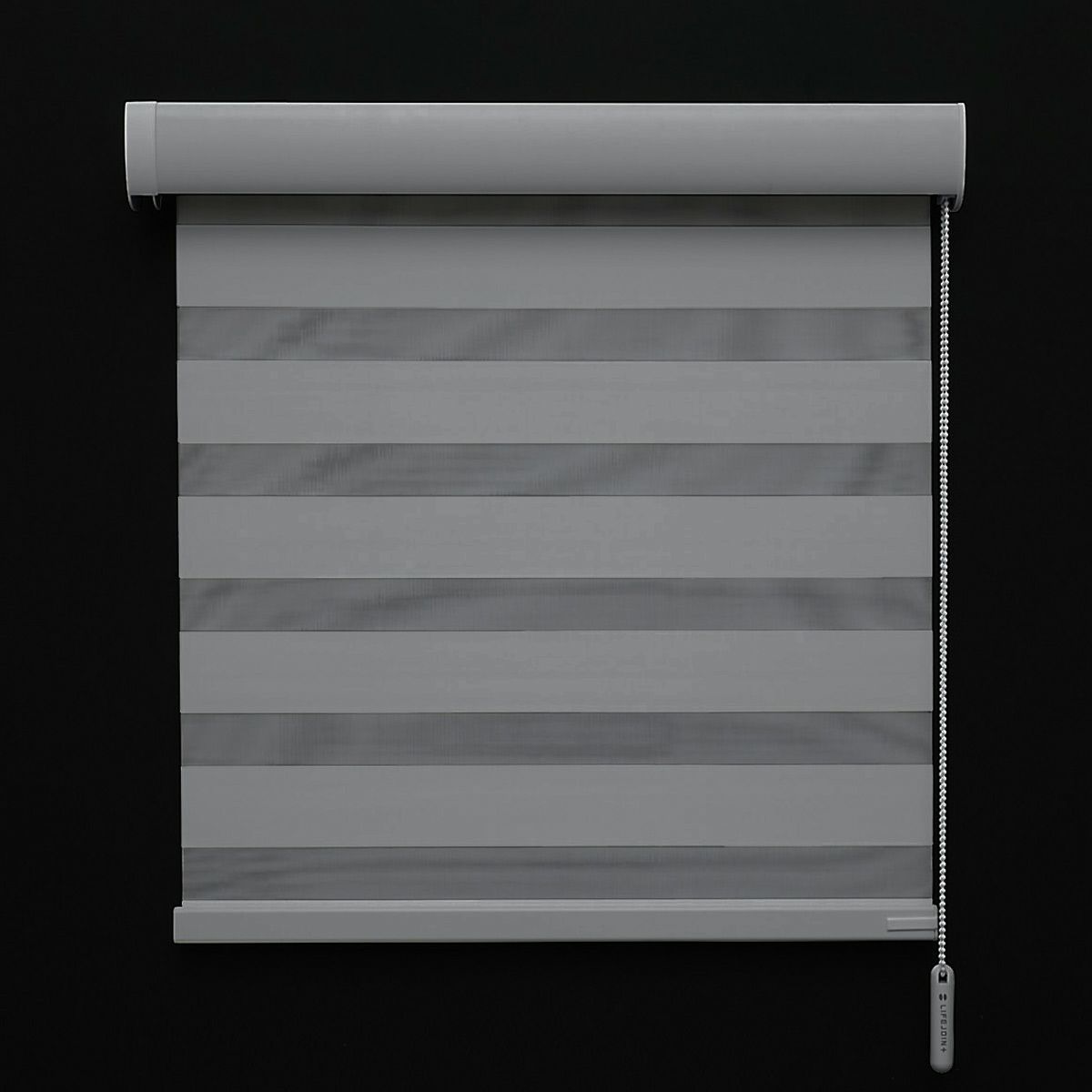 調光ロールスクリーン　遮光　グレー