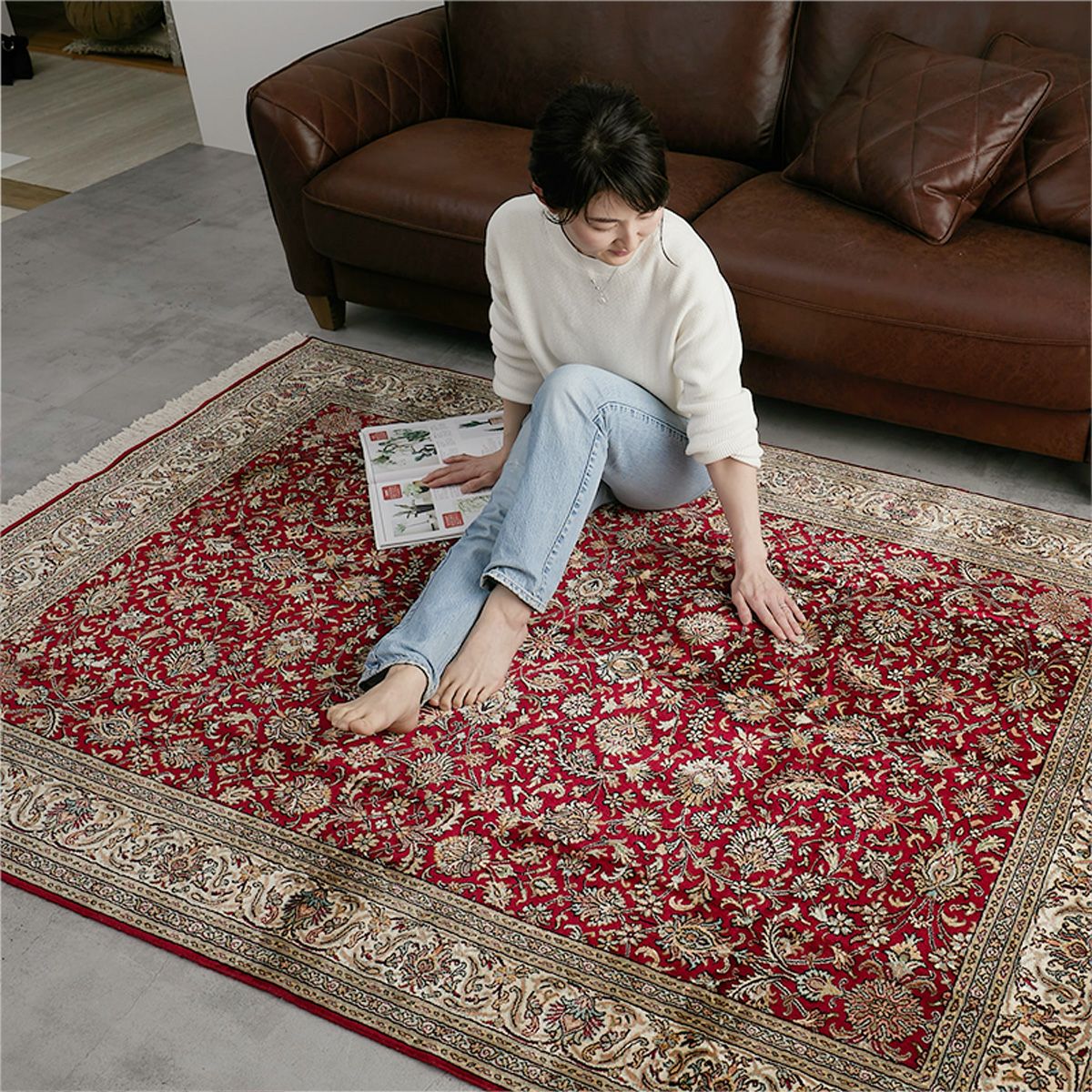 カシミール シルクラグ #2 04