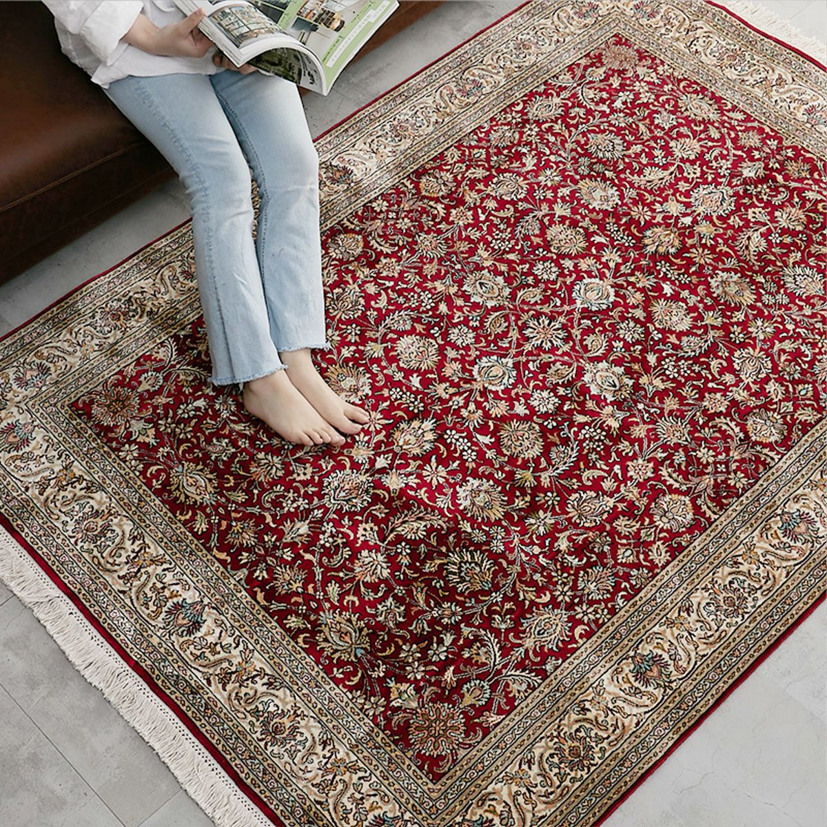 カシミール シルクラグ #2 06