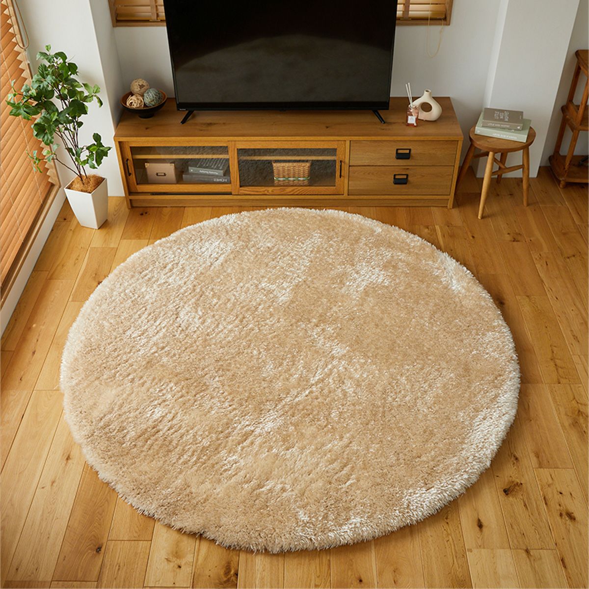 フィーヌⅡ円形 ベージュ