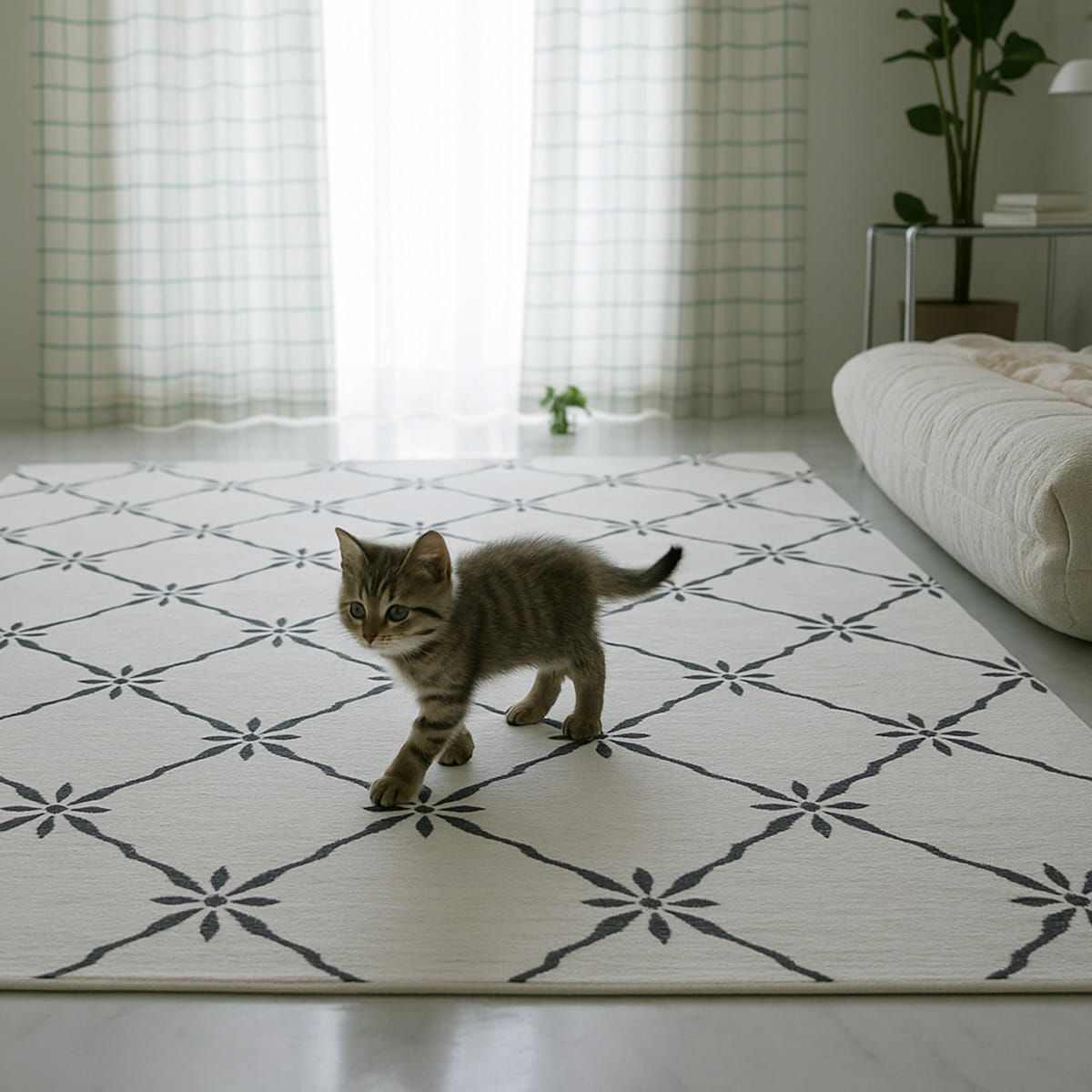 MONOA+シリーズ】ラグ ノーラ ホワイト ラグ | オーダーカーペット